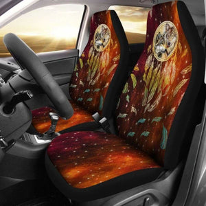Couple Wolf Car Seat Covers 200904 - YourCarButBetter