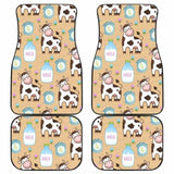 Cow Bottle Of Milk Pattern Front And Back Car Mats 144730 - YourCarButBetter