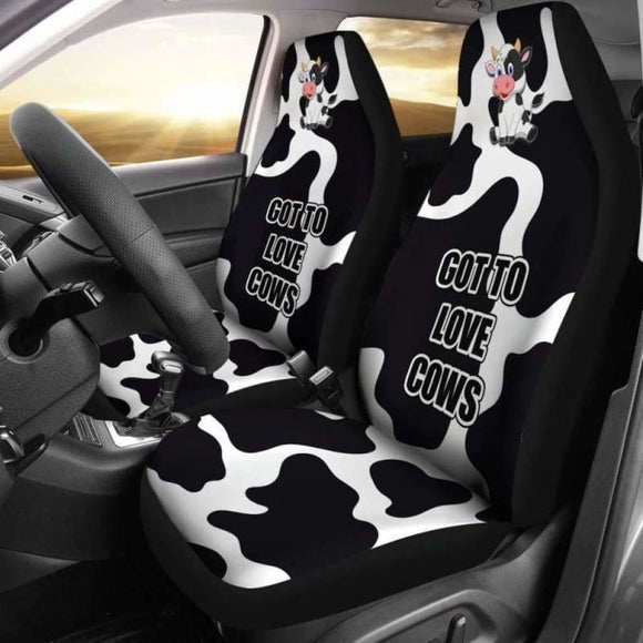 Cow Car Seat Cover 103131 - YourCarButBetter