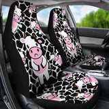 Cow Car Seat Covers Love 144730 - YourCarButBetter