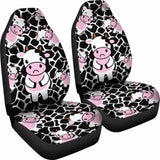 Cow Car Seat Covers Love 144730 - YourCarButBetter