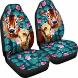 Cow Flowers - Car Seat Covers 144730 - YourCarButBetter