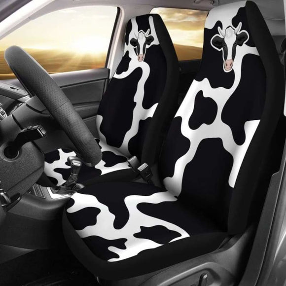 Cow Head Car Seat Cover 103131 - YourCarButBetter