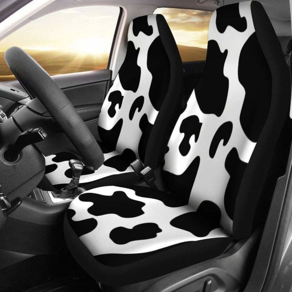 Cow Print Design 1 Seat Covers 144730 - YourCarButBetter