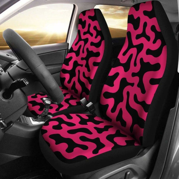 Cow Print Pink Pattern Seat Covers 144730 - YourCarButBetter