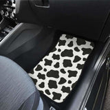 Cow Skin Pattern Front And Back Car Mats 144730 - YourCarButBetter