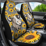 Cow With Sunflowers Car Seat Covers 103131 - YourCarButBetter