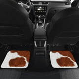 Cowhide Print Brown Themed Car Floor Mats 211804 - YourCarButBetter