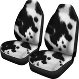 Cowhide Printed Car Seat Covers Protector 210605 - YourCarButBetter