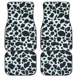 Cowhide Skin Print Car Floor Mats 210605 - YourCarButBetter