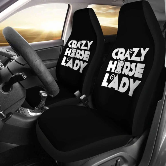 Crazy Horse Lady Car Seat Covers Amazing Gift Ideas 184610 - YourCarButBetter