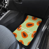 Creative Retro Papaya Car Floor Mats 211804 - YourCarButBetter