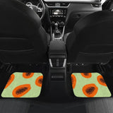 Creative Retro Papaya Car Floor Mats 211804 - YourCarButBetter
