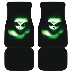 Creepy Green Alien Car Floor Mats 213101 - YourCarButBetter