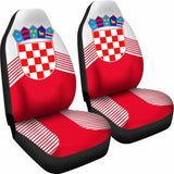 Croatia Coat Of Arms Car Seat Covers Amazing 105905 - YourCarButBetter