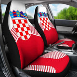 Croatia Coat Of Arms Car Seat Covers Amazing 105905 - YourCarButBetter