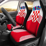 Croatia Coat Of Arms Car Seat Covers Amazing 105905 - YourCarButBetter