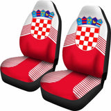 Croatia Coat Of Arms Car Seat Covers Amazing 105905 - YourCarButBetter