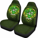 Curtin Or Mccurtin Ireland Car Seat Cover Celtic Shamrock (Set Of Two) 154230 - YourCarButBetter
