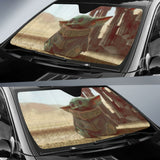 Cute Baby Yoda Car Auto Sun Shades For Star Wars Mandalorian Fan 210501 - YourCarButBetter