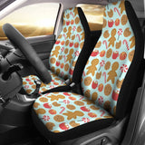 Cute Candy Gingerbread Car Seat Covers 211201 - YourCarButBetter