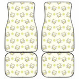 Cute Cartoon Frog Baby Pattern Front And Back Car Mats 154230 - YourCarButBetter