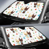 Cute Chihuahua Dog Pattern Car Auto Sun Shades 172609 - YourCarButBetter