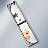 Cute Chihuahua Puppie Pattern Car Auto Sun Shades 172609 - YourCarButBetter