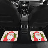 Cute Christmas Santa Claus Car Floor Mats 211603 - YourCarButBetter