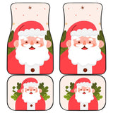 Cute Christmas Santa Claus Car Floor Mats 211603 - YourCarButBetter