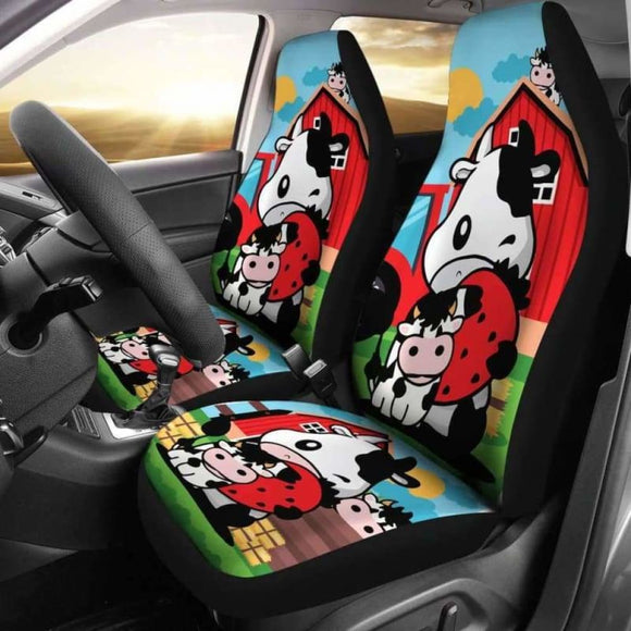 Cute Cow Car Seat Cover 103131 - YourCarButBetter