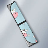 Cute Cow Flower Pattern Car Auto Sun Shades 172609 - YourCarButBetter