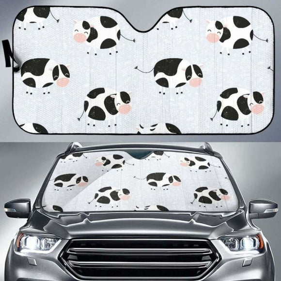Cute Cows Pattern Car Auto Sun Shades 172609 - YourCarButBetter