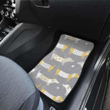 Cute Dachshund Dog Pattern Front And Back Car Mats 092813 - YourCarButBetter