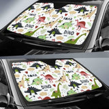 Cute Dinosaurs Pattern Car Auto Sun Shades 182102 - YourCarButBetter