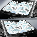 Cute Dolphins Childish Style Pattern Car Auto Sun Shades 085424 - YourCarButBetter