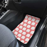 Cute Elephant Chibi Funny In Pink Theme Car Floor Mats 202820 - YourCarButBetter