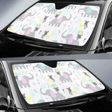 Cute Elephant Mouse Pattern Car Auto Sun Shades 104020 - YourCarButBetter