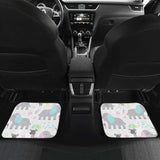 Cute Elephant Mouse Pattern Front And Back Car Mats 202820 - YourCarButBetter