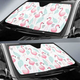 Cute Flamingo Pattern Car Auto Sun Shades 172609 - YourCarButBetter