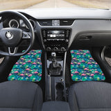 Cute Floral Flamingo Car Floor Mats 210704 - YourCarButBetter