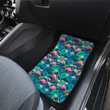 Cute Floral Flamingo Car Floor Mats 210704 - YourCarButBetter