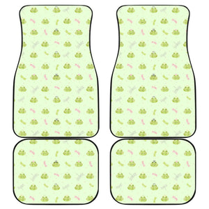 Cute Frog Design Car Floor Mats 211507 - YourCarButBetter