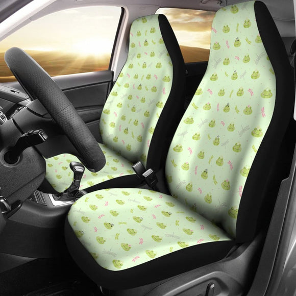 Cute Frog Design Car Seat Covers 211507 - YourCarButBetter