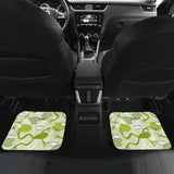 Cute Frog Dragonfly Pattern Front And Back Car Mats 135711 - YourCarButBetter