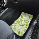 Cute Frog Dragonfly Pattern Front And Back Car Mats 135711 - YourCarButBetter