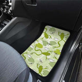 Cute Frog Dragonfly Pattern Front And Back Car Mats 154230 - YourCarButBetter