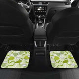 Cute Frog Dragonfly Pattern Front And Back Car Mats 154230 - YourCarButBetter