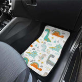 Cute Funny Kids Dinosaurs Pattern Front And Back Car Mats 154813 - YourCarButBetter