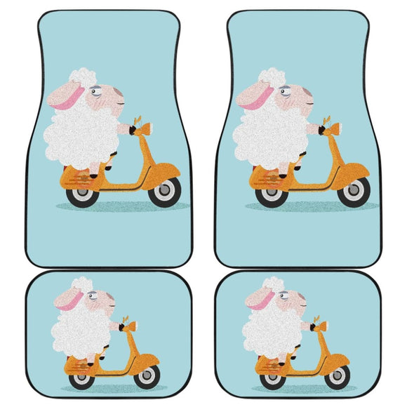 Cute Funny Sheep for Sheep Lover Gift Car Floor Mats 211606 - YourCarButBetter